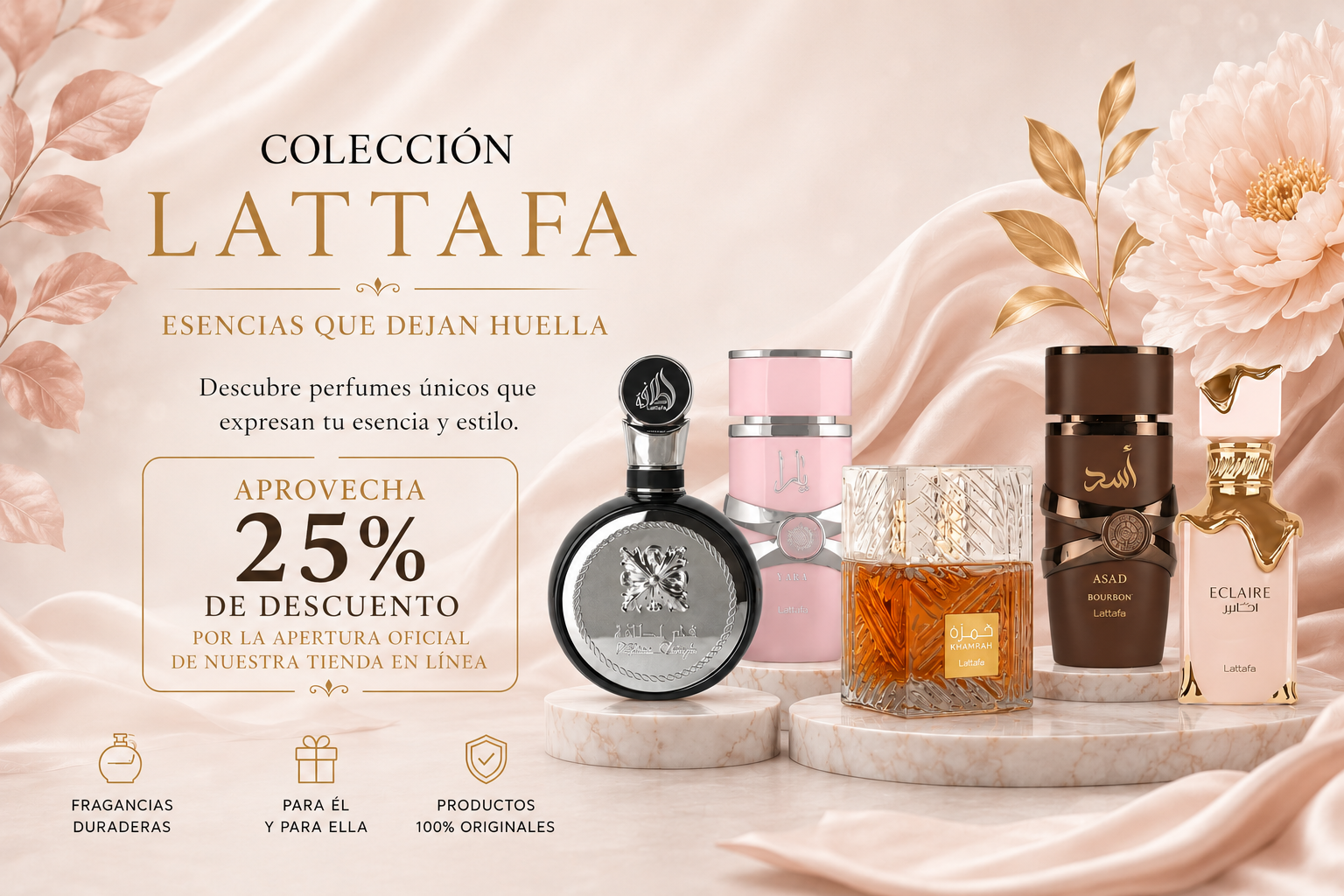 Perfume elegante de alta gama